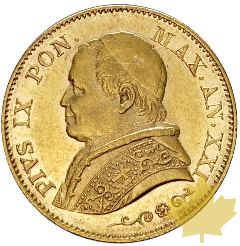 VATICAN-1866R-20 LIRE AN XXI-PIE IX-SUP-FDC - 12-agosto-2013-101.JPG