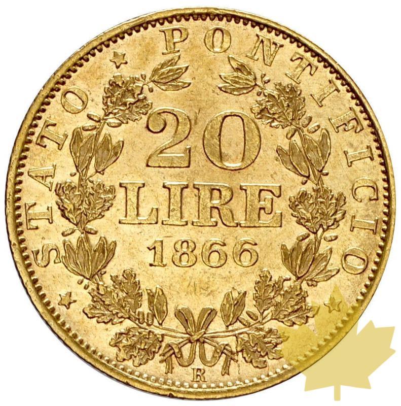 VATICAN-1866R-20 LIRE AN XXI-PIE IX-TTB+ - 12-agosto-2013-108.JPG