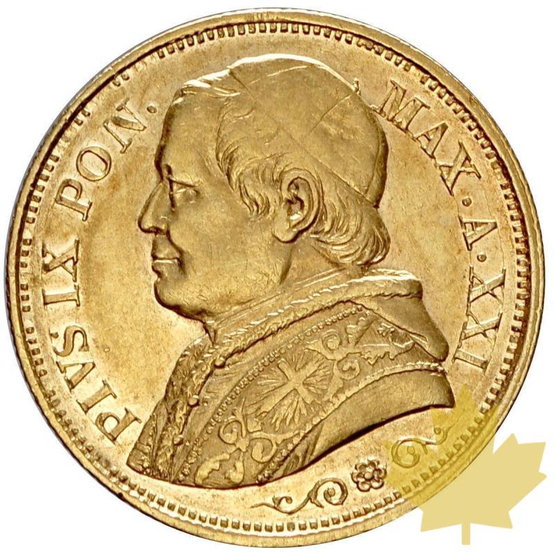 VATICAN-1867R-20 LIRE AN XXI-PIE IX-SUP - 12-agosto-2013-111.JPG
