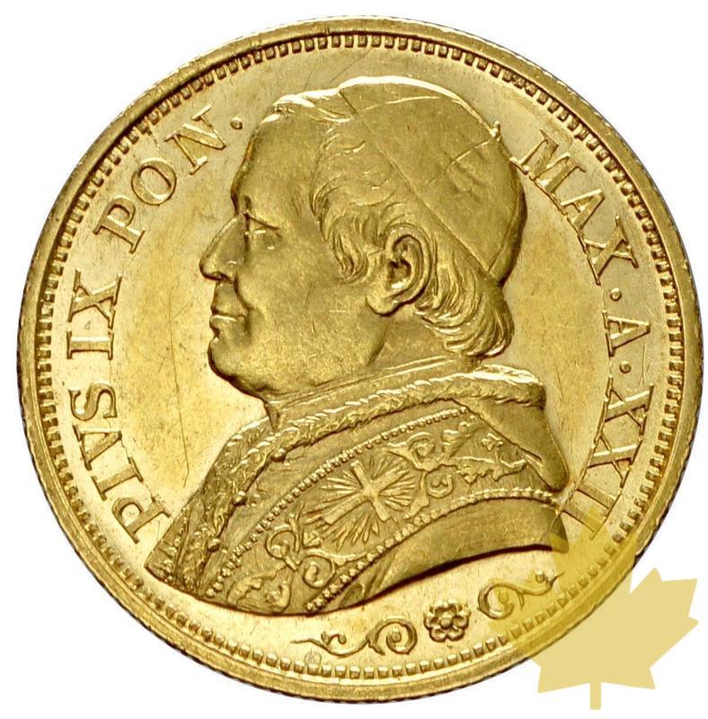 VATICAN-1867R-20 LIRE AN XXII-PIE IX-pr FDC - 12-agosto-2013-117.JPG
