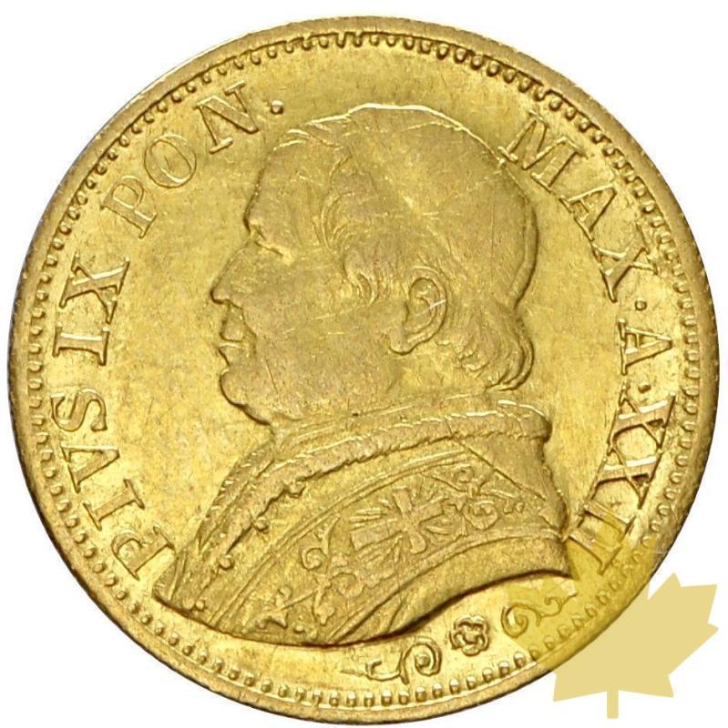 VATICAN-1867R-5 LIRE AN XXII-PIE IX-TTB-SUP - 12-agosto-2013-61.JPG