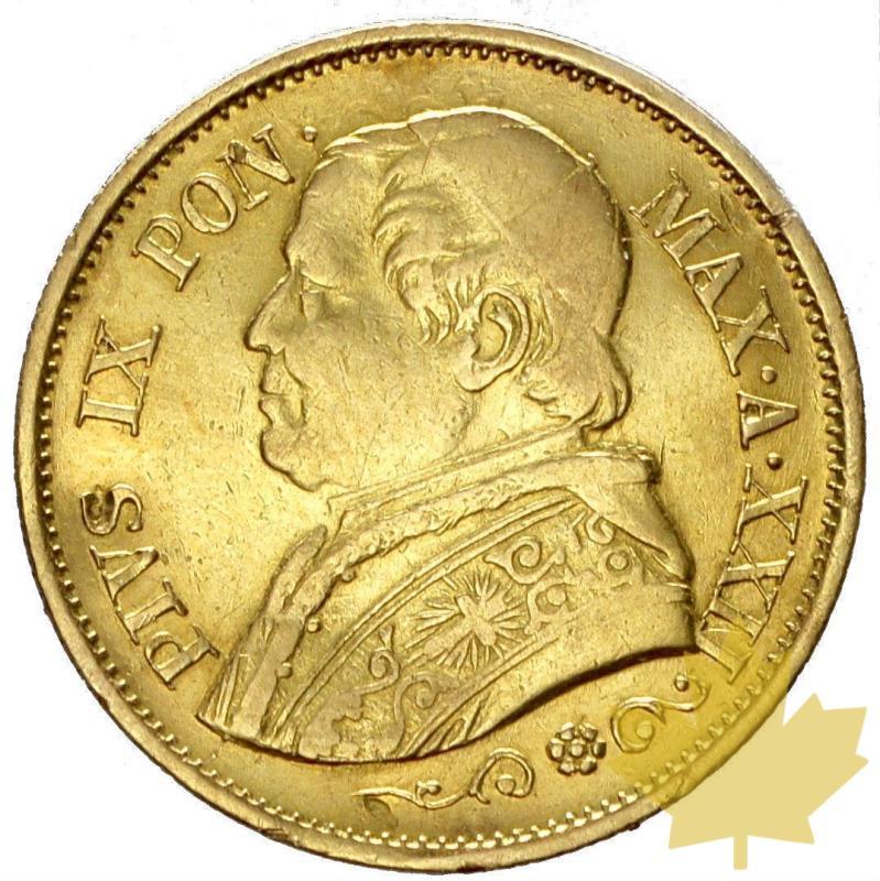 VATICAN-1867R-10 LIRE AN XXII-PIE IX-TTB - 12-agosto-2013-81.JPG
