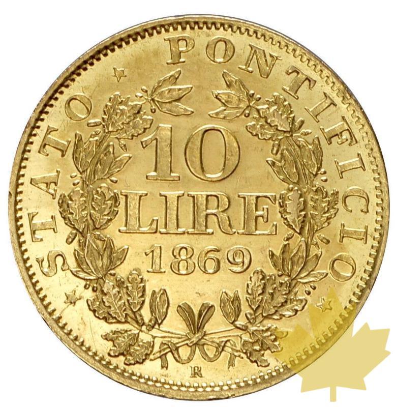 VATICAN-1869R-10 LIRE AN XXIV-PIE IX-SUP-FDC - 12-agosto-2013-84.JPG
