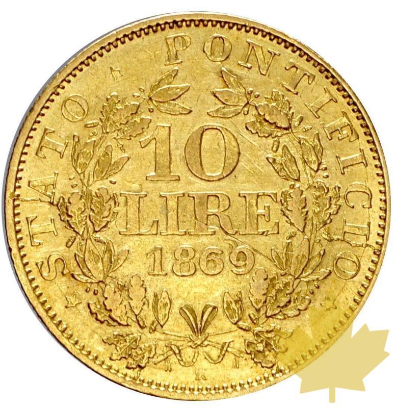 VATICAN-1869R-10 LIRE AN XXIV-PIE IX-TTB+ - 12-agosto-2013-86.JPG