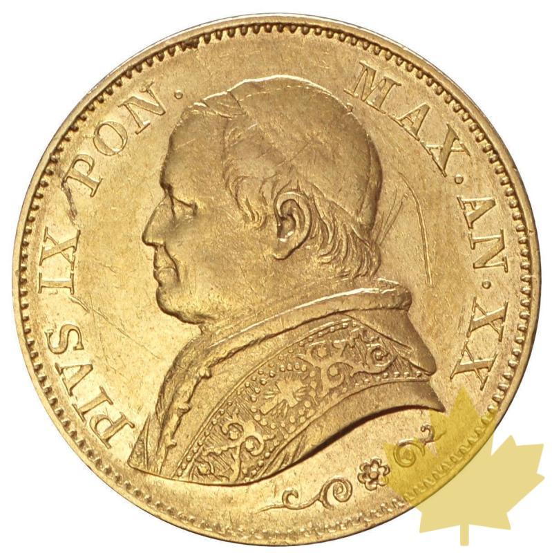 VATICAN-1866R-20 LIRE AN XX-PIE IX-SUP - 12-agosto-2013-93.JPG
