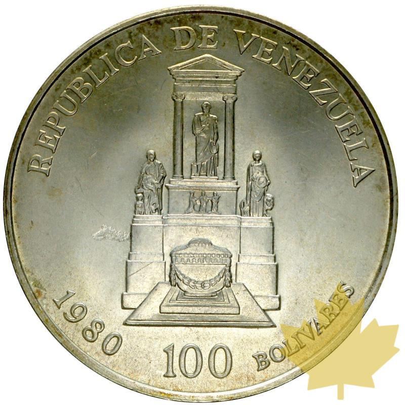 VENEZUELA-1980-100 BOLIVARES-FDC - 12-giugno-2013--32.jpg