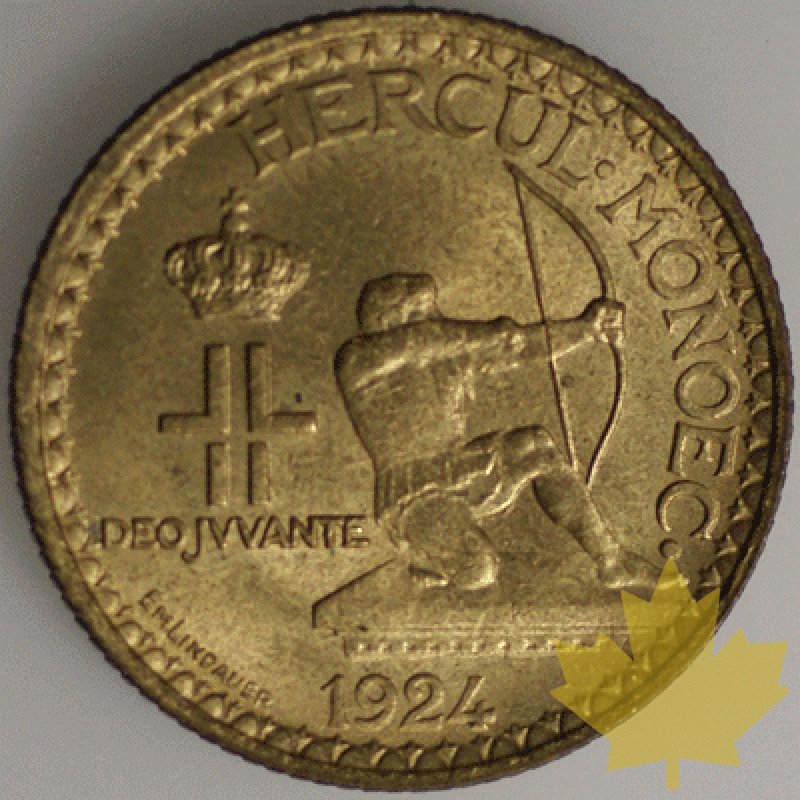 MONACO-1924-2 FRANCS-CRÉDIT FONCIER-TTB - 1261133353.gif