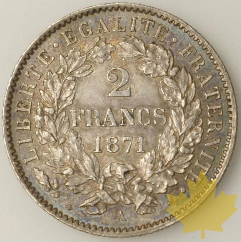 FRANCE-1871A-2 FRANCS  SUP/FDC - 1283869189-FR-2FR1871ASUPFDC280B.jpg