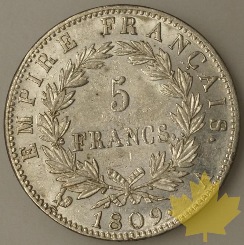 FRANCE-1809A-5 Francs tête laurée EMPIRE pr. SUP - 1284712986-FR-5FR1809APRSUP490B.jpg