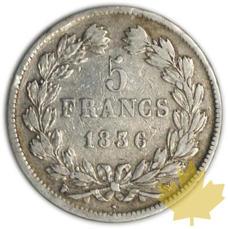 FRANCE-1836W-5 Francs Louis-Philippe  G. 678  pr. TTB - 1286282138-FR-5FR1836WQTTB40B.jpg