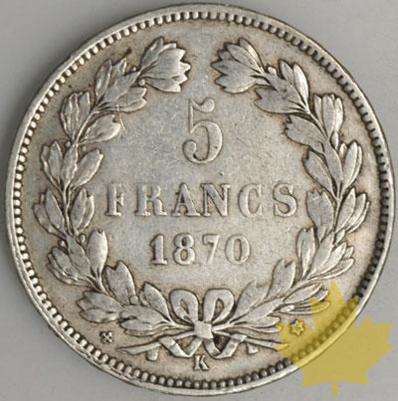 FRANCE-1870K-5 Francs M à 2 heures G. 742 pr. TTB - 1289317570-G.742-5FR1870KprTTB215B.jpg