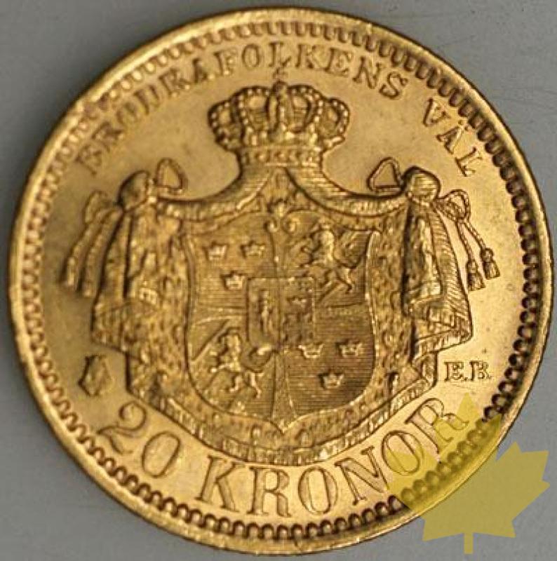 SUEDE-1884-20 Kronor  Fr. 93a  FDC - 1289577177-SUED_20KR1884FR93aSUPFDC-415B.jpg