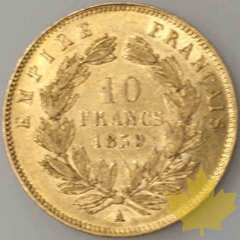 FRANCE-1859A-10 Francs  G. 1014  TTBSUP - 1292341677-1014-10FR1859ATTBSUP190-B.jpg