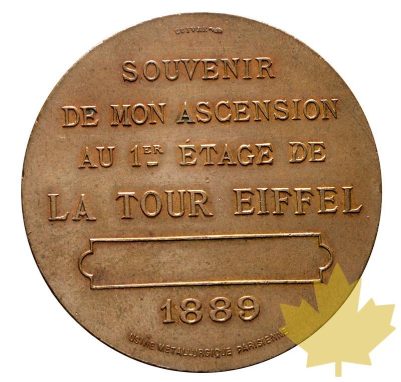 FRANCE-1889-MEDAILLE-INAUGURATION DE LA TOUR EIFFEL-SUP - 13-11-2013-33.JPG