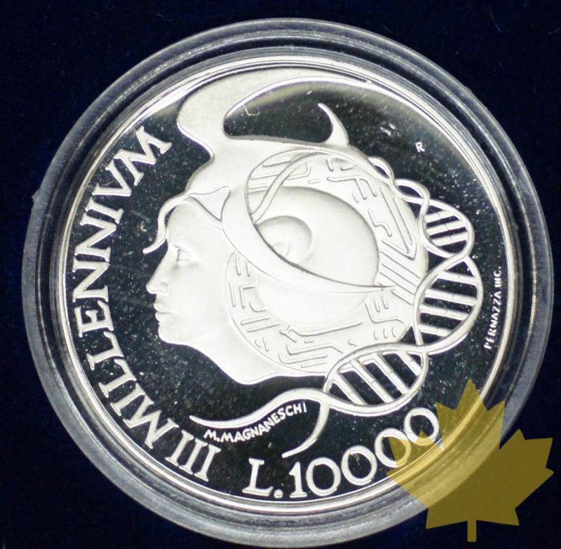 SAINT MARIN-1999-10.000 LIRE ARGENT- MILLENNIUM - 1308673321-199910MILALIREB.JPG