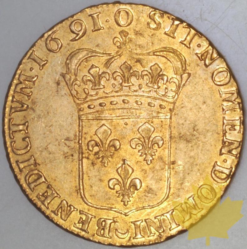 FRANCE-1691 O rf- Double Louis or  G. 259 TTB-Louis XIV - 1332413934-259B_1691O_TTB_4950.jpg