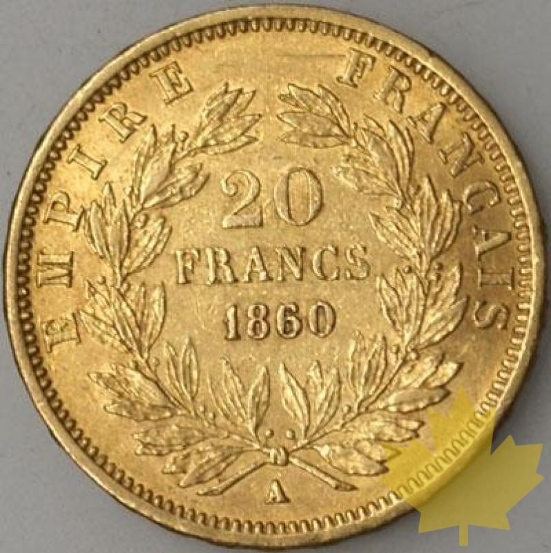 FRANCE-1860A-20 FRANCS  G. 1061 6 sur 5 TTB - 1334650489-2.jpg