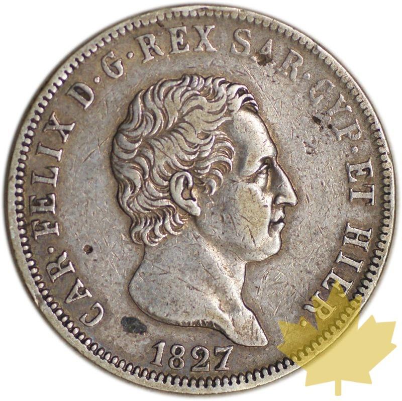 ITALIE-1827T-5 Lire-CARLO-FELICE-TORINO-TTB+ - 1334677285-1.jpg