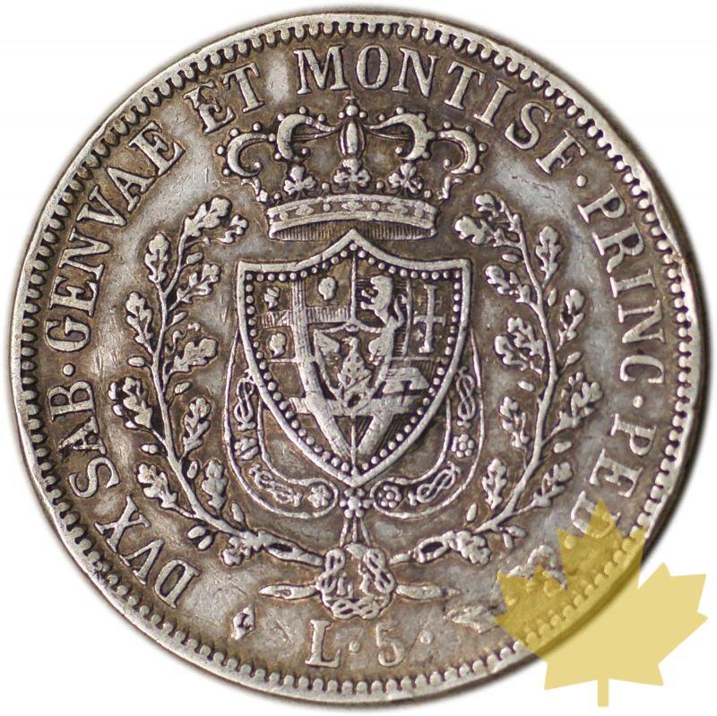ITALIE-1827T-5 Lire-CARLO-FELICE-TORINO-TTB+ - 1334677285-2.jpg