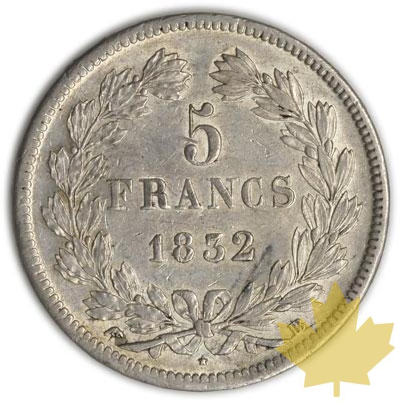 FRANCE-1832BB-5 Francs Louis-Philippe  G. 678  TTB+ - 1336405572-2.jpg