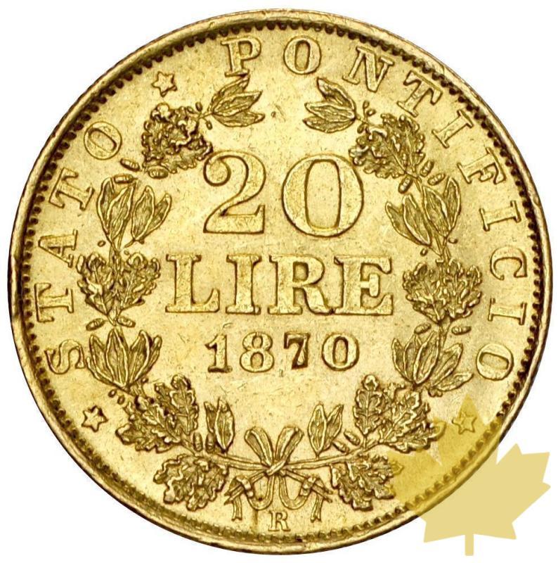 VATICAN-1870R-20 LIRE-PIE IX-pr SUP - 14-agosto-2013-30.JPG