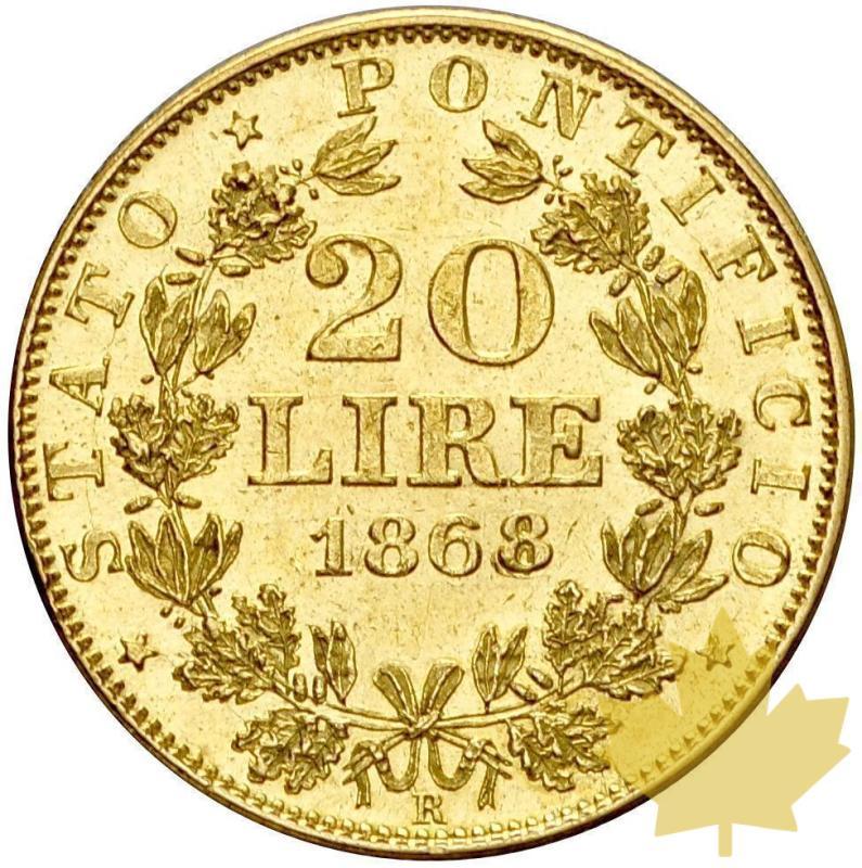 VATICAN-1868R-20 LIRE AN XXIII-PIE IX-pr FDC - 14-agosto-2013-4.JPG