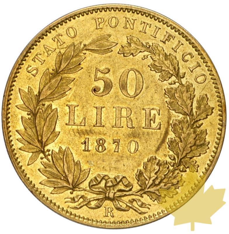 VATICAN-1870R-50 LIRE AN XXIV-PIE IX-TTB-SUP - 14-agosto-2013-46.JPG