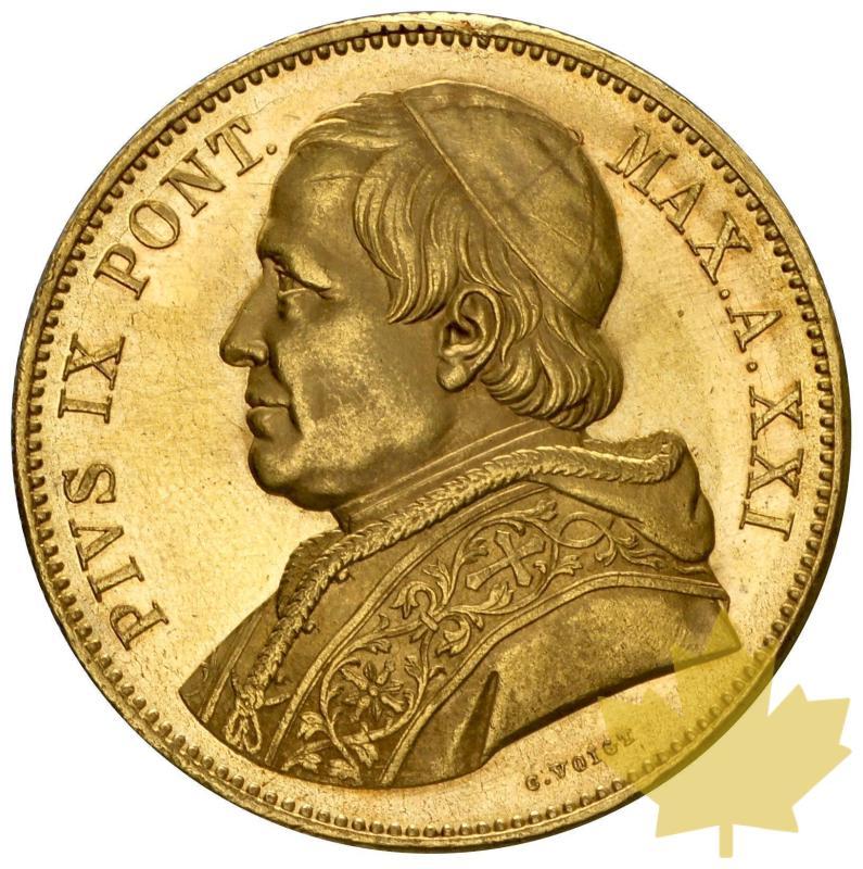 VATICAN-1866R-100 LIRE AN XXI-PIE IX-pr SUP - 14-agosto-2013-47.JPG