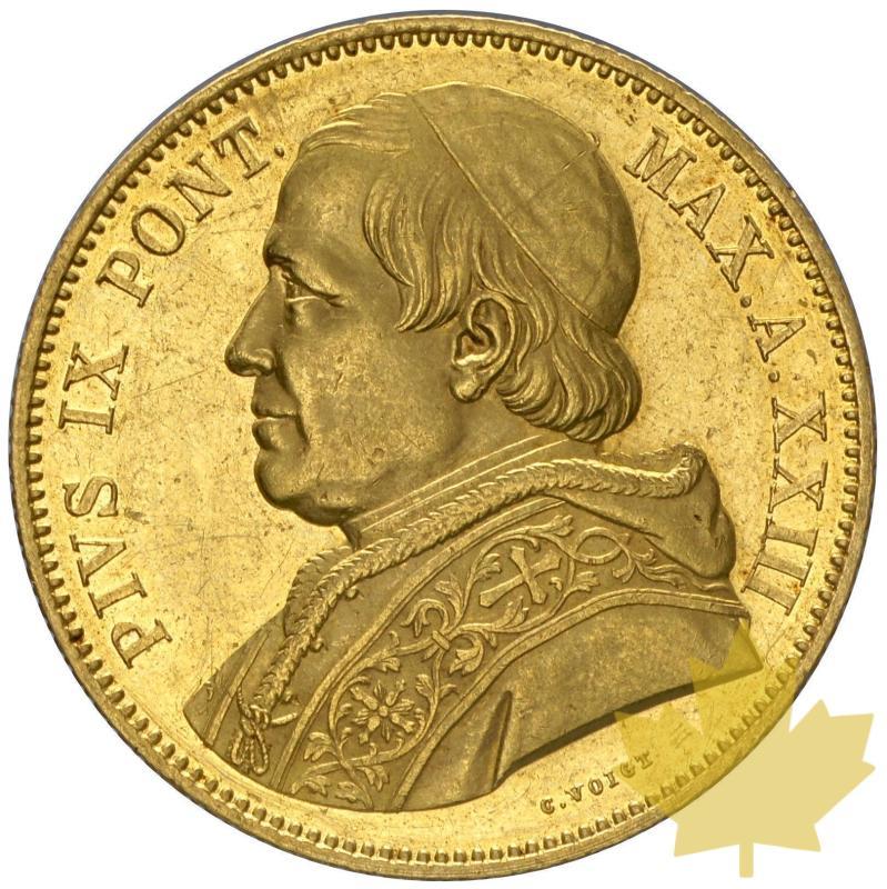 VATICAN-1868R-100 LIRE AN XXIII-PIE IX-SUP-FDC - 14-agosto-2013-49.JPG