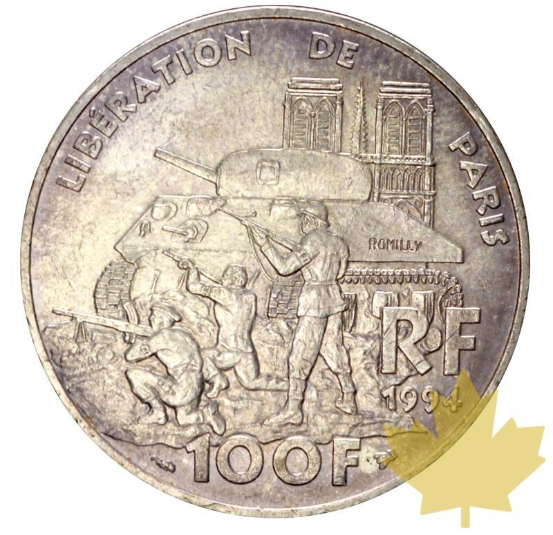 FRANCE-1994-100 FRANCS-LIBERATION DE PARIS-SUP - 15-11-2013--74.jpg