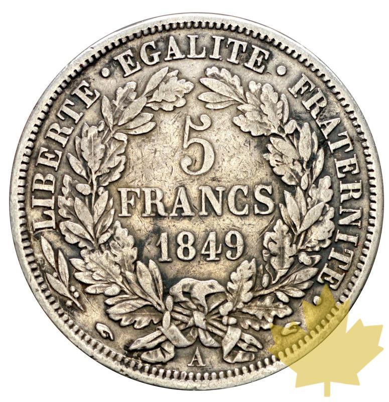 FRANCE-1849A-5 FRANCS-TTB - 16-gennaio-2014-12.jpg