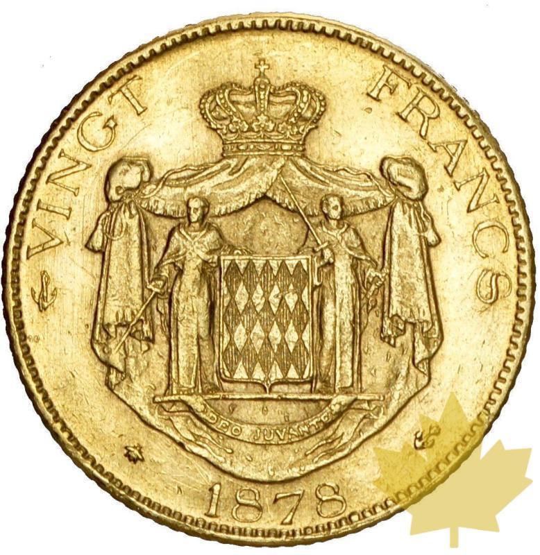 MONACO-1878-20 FRANCS-CHARLES III-SUP-FDC- - 17-luglio-2013-mc--18.jpg