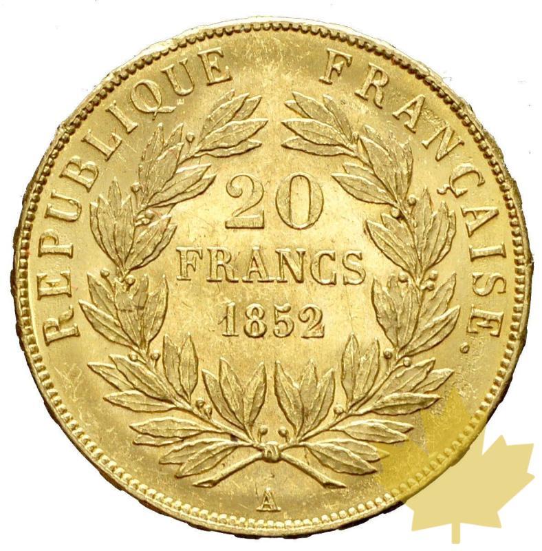 FRANCE-1852A-20 FRANCS-L.N. BONAPARTE-SUP-FDC - 20140327094419_26-marzo-2014-012.jpg