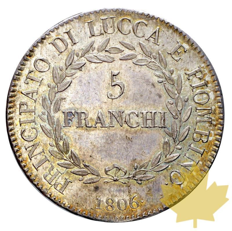 ITALIE-1806-5FRANCHI-LUCCA-BONAPARTE-BACIOCCHI-qFDC rare - 20140411115649_11-aprile-2014-46.jpg