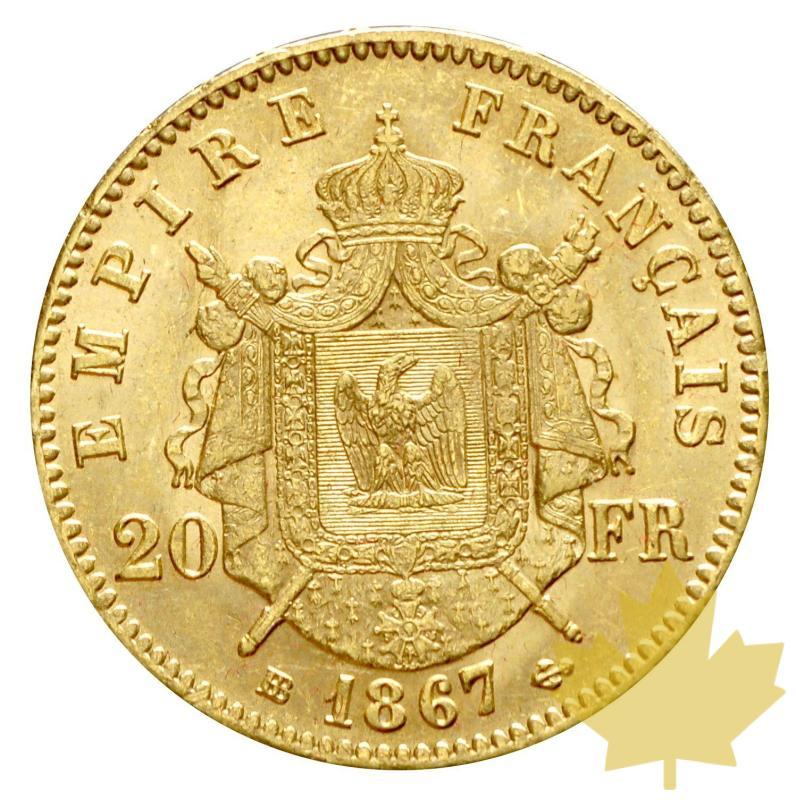 FRANCE-1867BB-20 FRANCS-NAPOLEON III-prFDC - 20140414103027_31-marzo-2014-018.jpg
