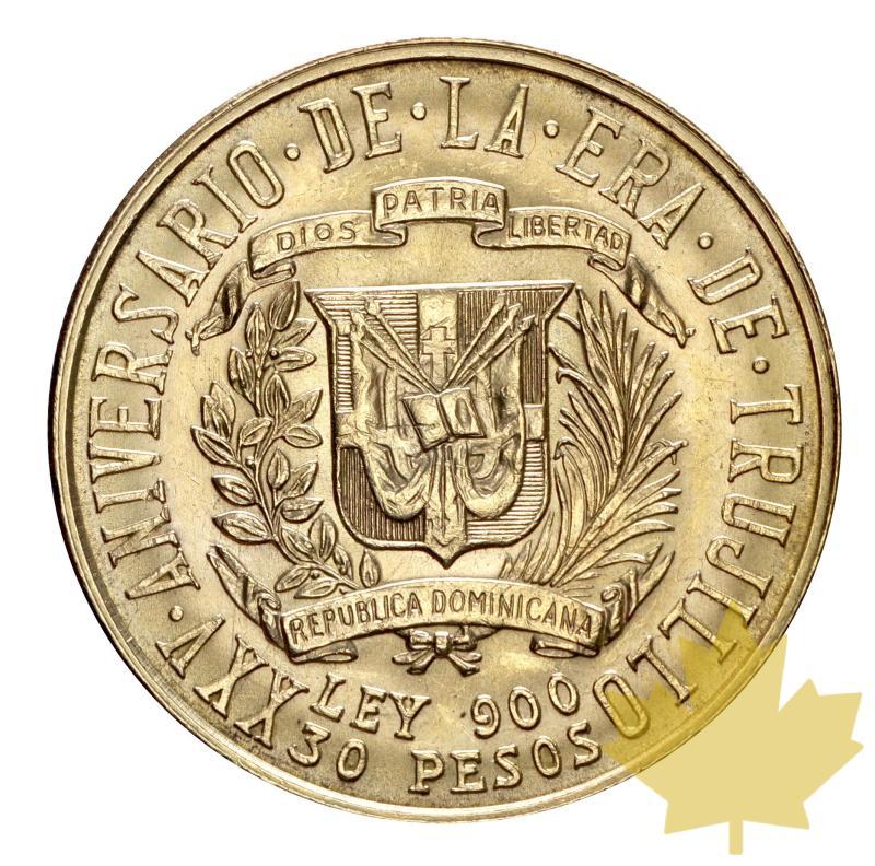 REPUBLIQUE DOMINICAINE-1955-30 PESOS-SUP-FDC - 20140519175017_DOMINICAN-REP-30PESOS-FDC-2.JPG