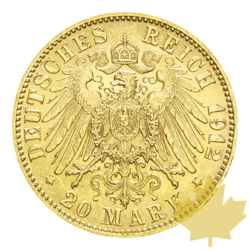 ALLEMAGNE-1912J-20 MARKS-PREUSSEN-SUP-FDC - 20140618092020_20-marks-16-06-14-6245.JPG