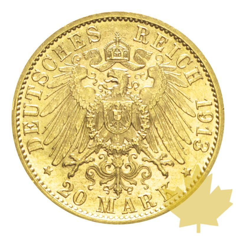 ALLEMAGNE-1913A-20 MARKS-PREUSSEN-FDC - 20140618094610_20-marks-16-06-14-6251.JPG