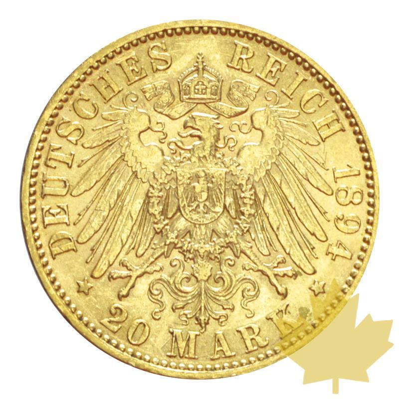 ALLEMAGNE-1894E-20 MARKS-SACHSEN-SUP - 20140618114158_20-marks-16-06-14-6274.JPG