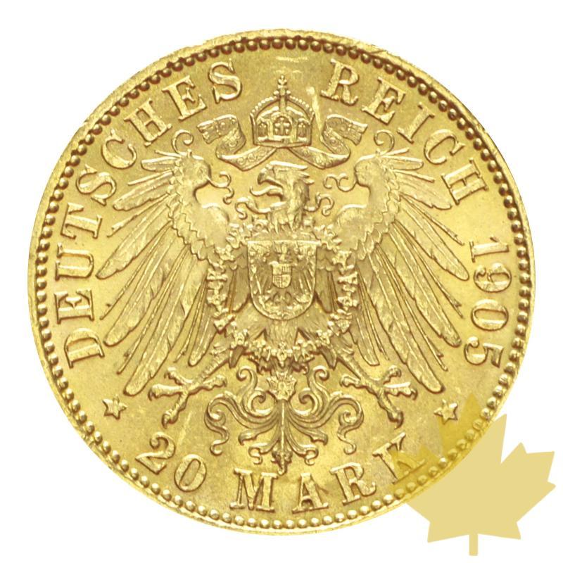 ALLEMAGNE-1905E-20 MARKS-SACHSEN-FDC - 20140618115121_20-marks-16-06-14-6282.JPG