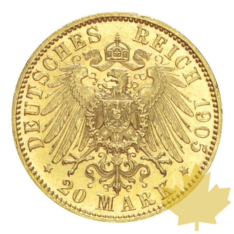 ALLEMAGNE-1905E-20 MARKS-SACHSEN-prFDC - 20140618115828_20-marks-16-06-14-6284.JPG