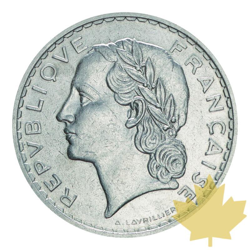 FRANCE-1937-5 FRANCS-III EME REPUBLIQUE-FDC - 20140703163655_5francs-1937supa.JPG