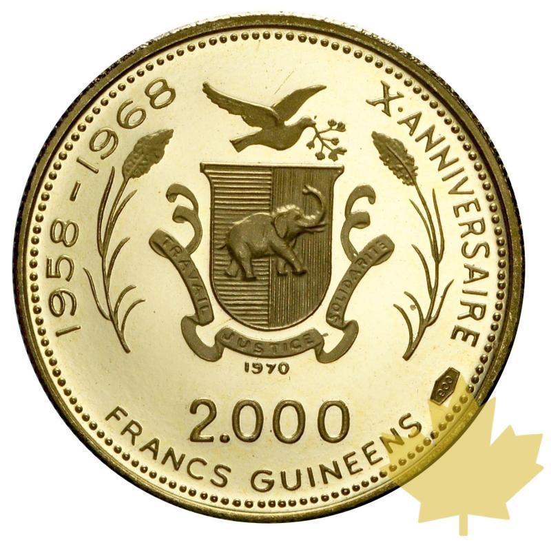 REPUBLIQUE DE GUINÉE-1970-2000 FRANCS-KM31-PROOF - 20140910091005_9-settembre-2014-03.jpg