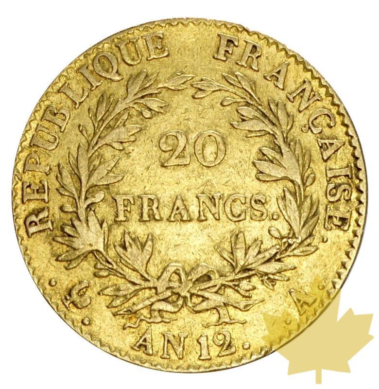 FRANCE-1803-AN 12A-20 FRANCS-CONSULAT-prTTB - 20150116101346_16-gennaio-2015-52.jpg