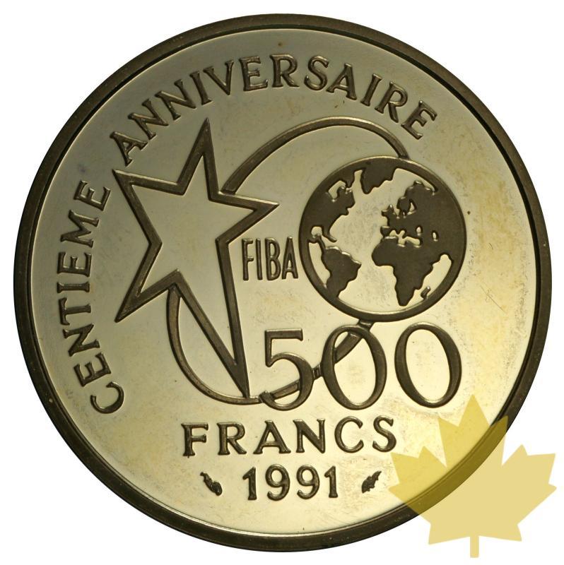 FRANCE-1991-500 FRANCS-CENTIEME ANNIVERSAIRE FIBA-PROOF - 20150312113132_france-1991-500francs-km977-1.jpg