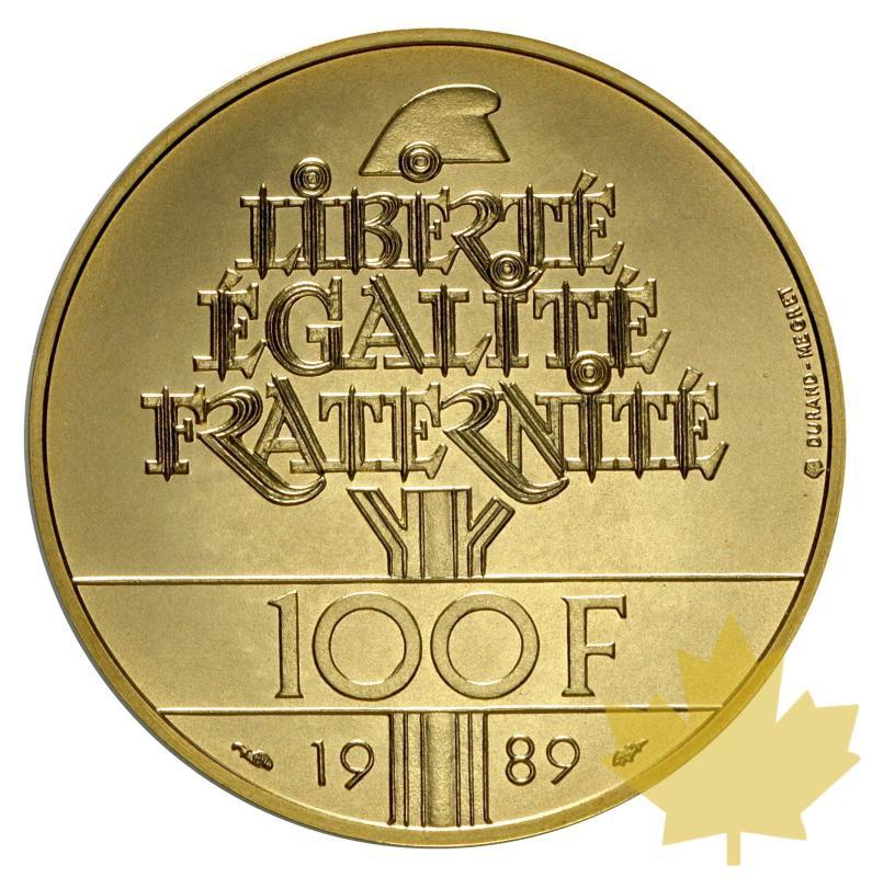 FRANCE-1989-100 FRANCS OR MAT-FDC - 20150603140150_1989-100francs-fr-4.jpg