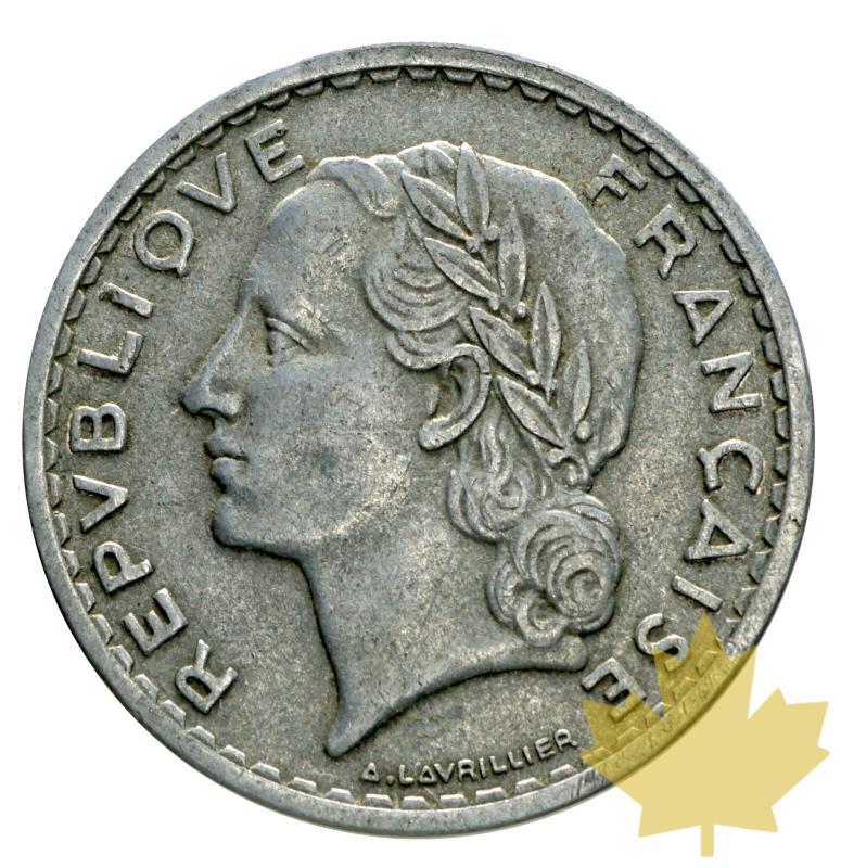 FRANCE-1952-5 FRANCS LAVRILLIER-TTB - 20150721100930_5FR-LAVRILLIER-1952-1.JPG