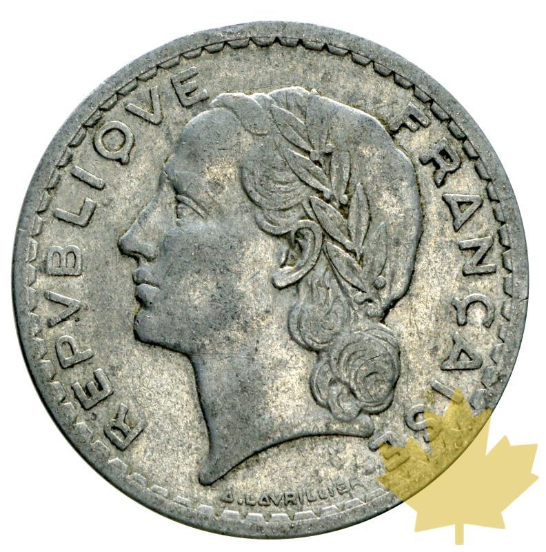 FRANCE-1945C-5 FRANCS LAVRILLIER-TTB - 20150721101231_5FR-LAVRILLIER-1945C-1.JPG