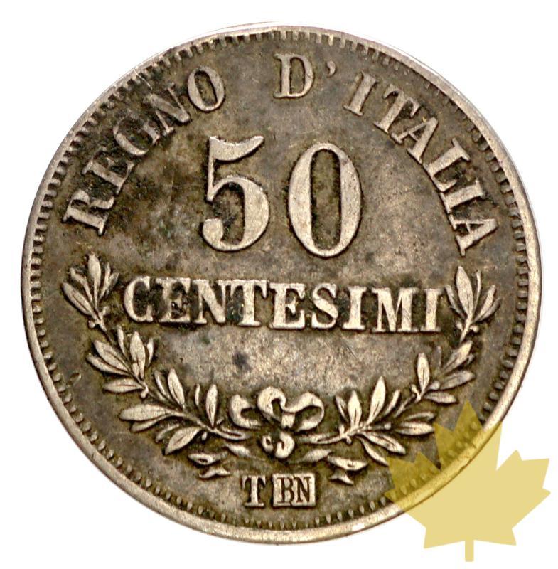 ITALIE-1863T-50 CENTIMES-VITTORIO EMANUELE II-TTB - 20150722135833_italia-1863-50centesimi-2.JPG