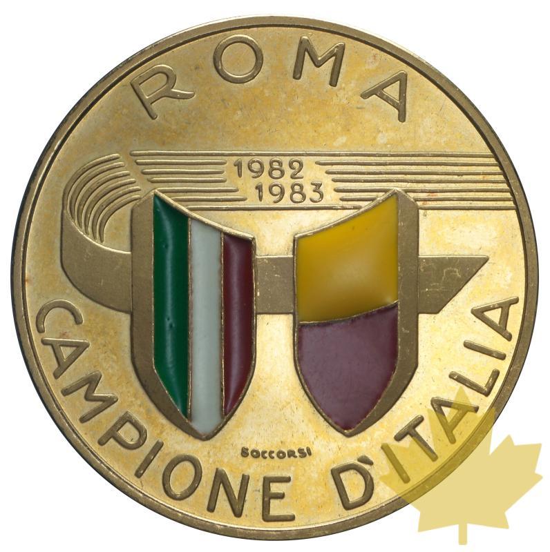 ITALIE-1982-83-MÉDAILLE-ROMA CAMPIONE D'ITALIA-FDC - 20150804100930_ROMA-medal-1982-83-1.JPG